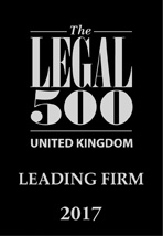 Legal 500 Leading Firm 2017 Logo