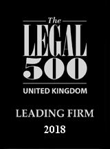 Legal 500 Leading Firm 2018 Logo