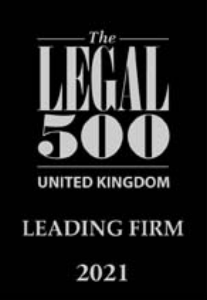 Legal 500 Leading Firm 2021 logo